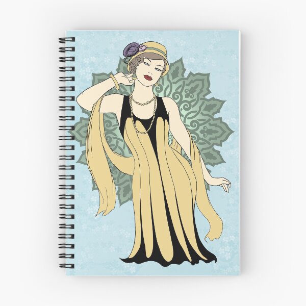 Artikelvorschau, Zwanziger Jahre Mode Pinup entworfen und verkauft von CatAstrophe.
