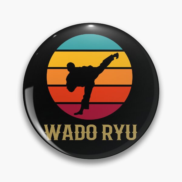 Item preview, Wado Ryu Karate Retro Sunset! Only More Magical! Vintage Sunset Karate Instructor Design - Japanese Martial Art Design For A Karate Lover designed and sold by TheKarateStore.