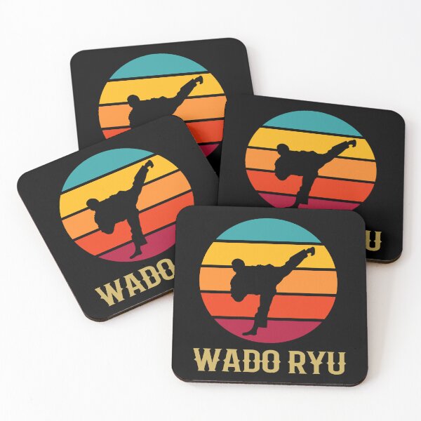 Item preview, Wado Ryu Karate Retro Sunset! Only More Magical! Vintage Sunset Karate Instructor Design - Japanese Martial Art Design For A Karate Lover designed and sold by TheKarateStore.