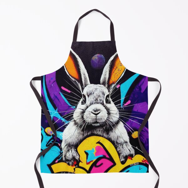 Item preview, Rabbit graffiti color designed and sold by keyd-studio.