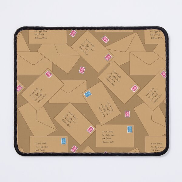 Item preview, Postal Worker Envelope Mail Pattern designed and sold by CreativeTwins.