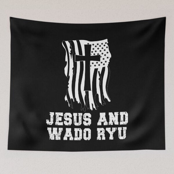Item preview, Jesu and Wado Ryu Funny Karate Instructor Design - Japanese Martial Art Design For A Karate Lover designed and sold by TheKarateStore.