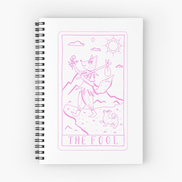 Item preview, The Fool Tarot Card - Cute in Pink cute gift designed and sold by AnanasArt.