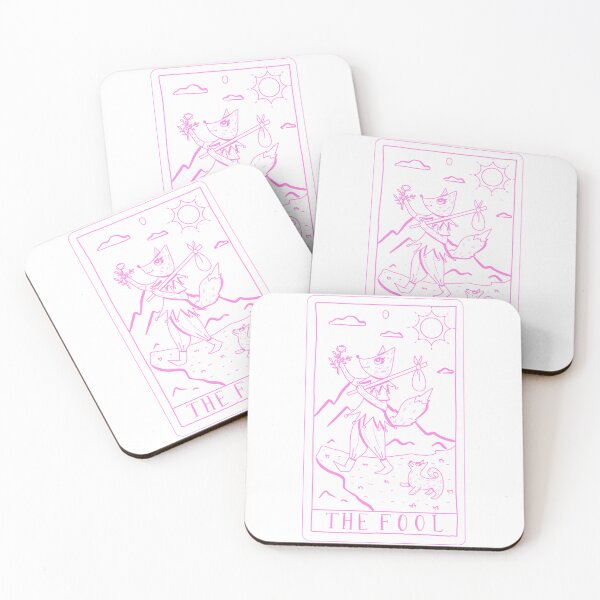 Item preview, The Fool Tarot Card - Cute in Pink cute gift designed and sold by AnanasArt.