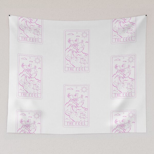 Item preview, The Fool Tarot Card - Cute in Pink cute gift designed and sold by AnanasArt.