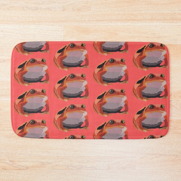 Item preview, T is for Tomato Frog, Tomato Frog Illustration – Vibrant Amphibian Artwork designed and sold by PrettylittlepastelUk.