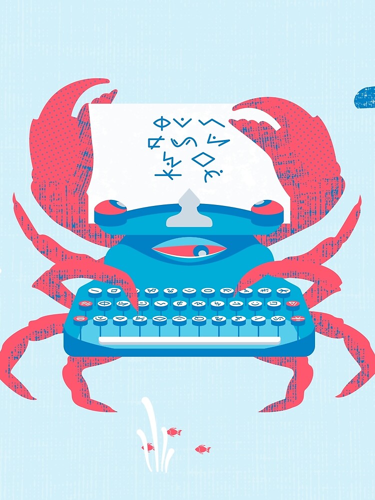 Crab The Typewriter by lino4e4eg