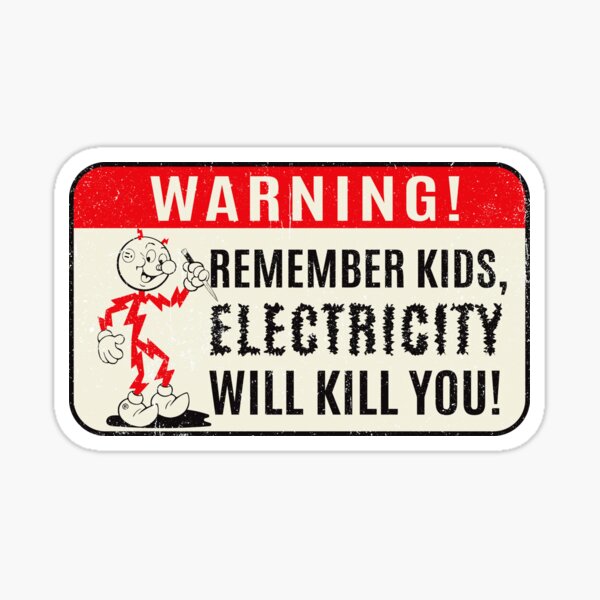 Remember Electricity Kill Stickers pack Stickers Adults - Temu