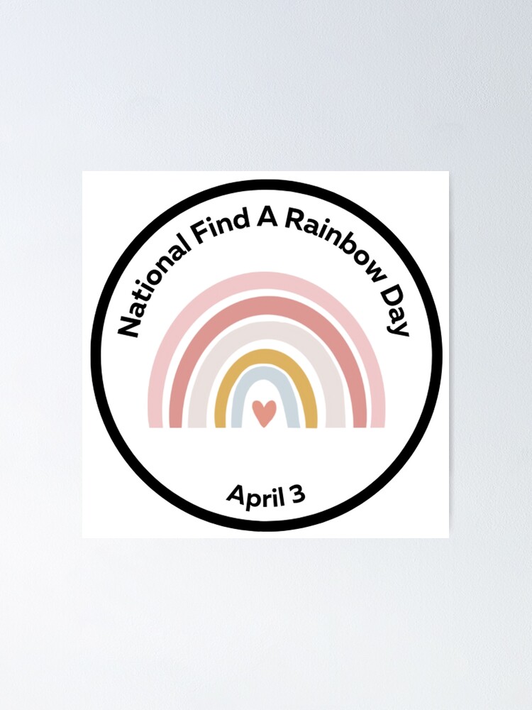 National Find a Rainbow Day - April 3, 2024