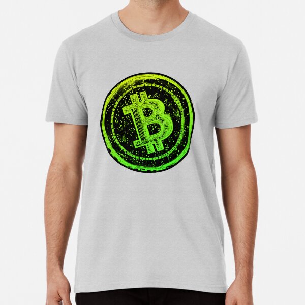 Bitcoin Cash- Green and Yellow Premium T-Shirt
