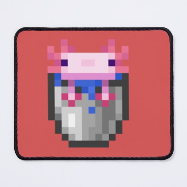 Item preview, Axolotl in a t-shirt pocket minecraft pixel axolotl axlotl designed and sold by GeovaGoodwin.