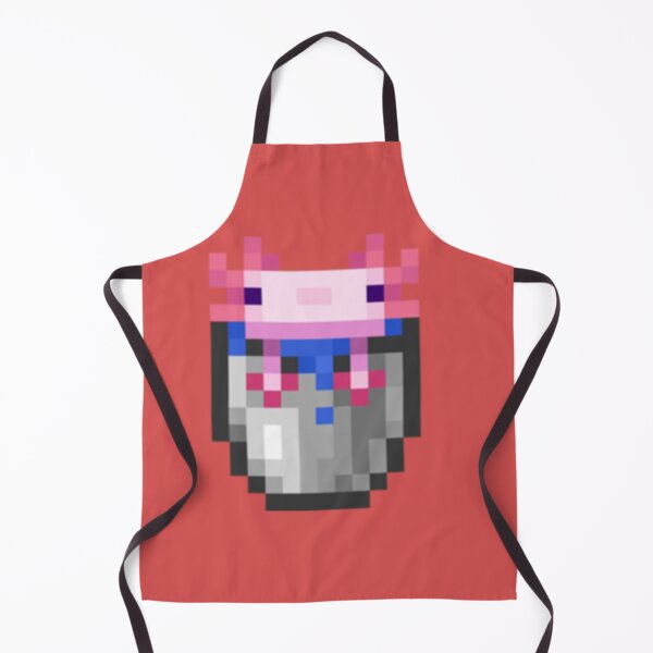 Item preview, Axolotl in a t-shirt pocket minecraft pixel axolotl axlotl designed and sold by GeovaGoodwin.