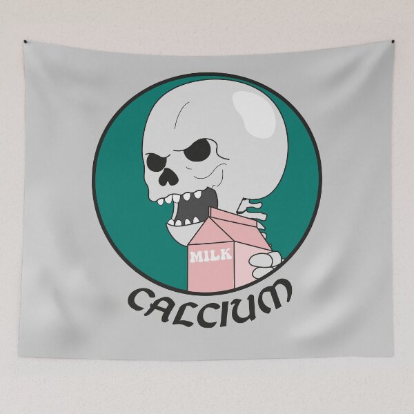 Item preview, Calcium Milk Skeleton Halloween designed and sold by Karlsefni.