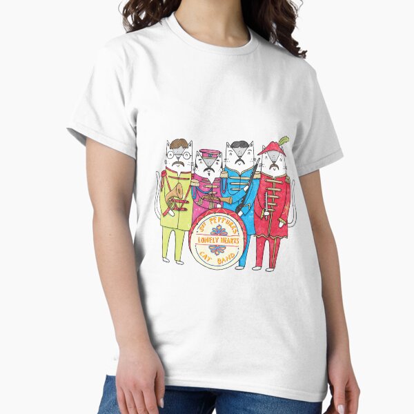 Item preview, SGT Peppurr's Lonely Hearts Cats Band designed and sold by KatieRubyMiller.
