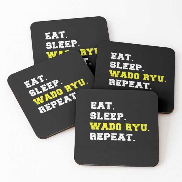 Item preview, Eat Sleep Wado Ryu Repeat! Karate Instructor Design - Japanese Martial Art Design For A Karate Lover designed and sold by TheKarateStore.