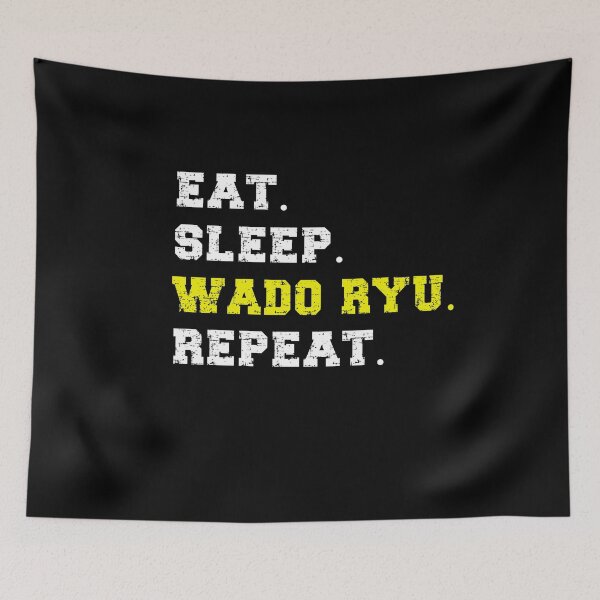 Item preview, Eat Sleep Wado Ryu Repeat! Karate Instructor Design - Japanese Martial Art Design For A Karate Lover designed and sold by TheKarateStore.