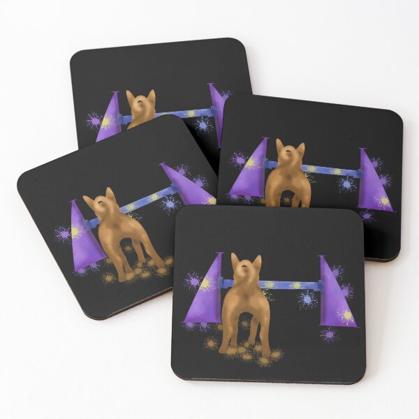 Item preview, Dog agility at the start line designed and sold by Antiope33.