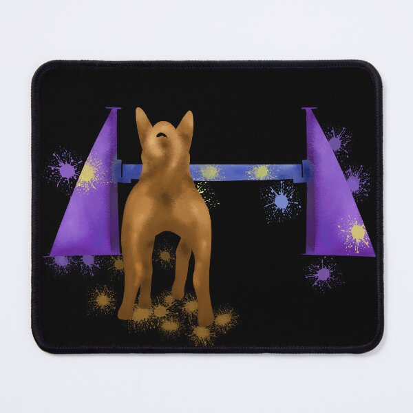 Item preview, Dog agility at the start line designed and sold by Antiope33.