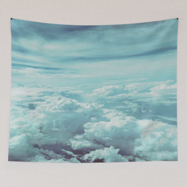 Item preview, Mist Blue Clouds designed and sold by lets-travel.