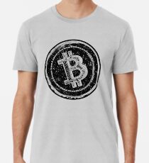 Bitcoin Cash Circle- Black Men's Premium T-Shirt