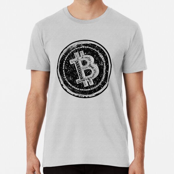 Bitcoin Cash Circle- Black Premium T-Shirt