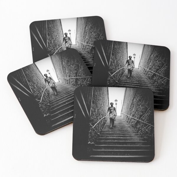 Item preview, "Going down" in quai de Seine  stairs in Pars Seine Left river bank.  designed and sold by PhotogalleryCJ.