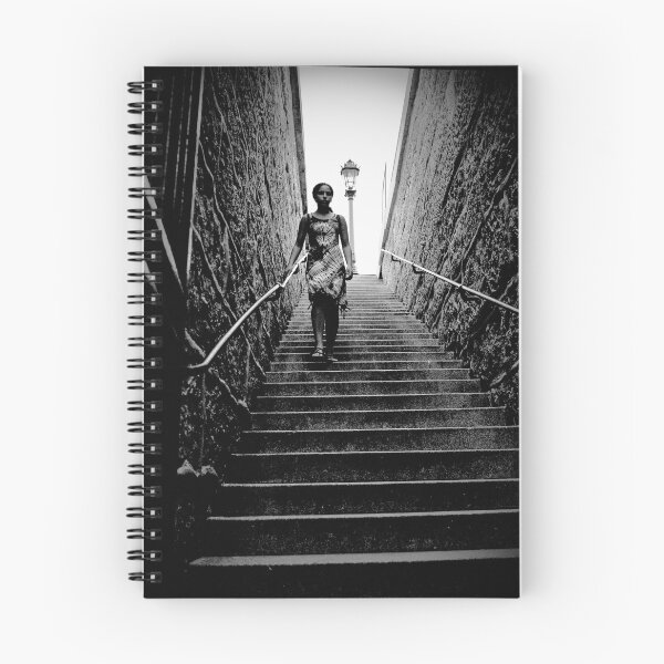 Item preview, "Going down" in quai de Seine  stairs in Pars Seine Left river bank.  designed and sold by PhotogalleryCJ.