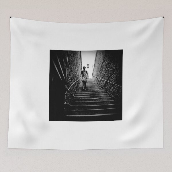 Item preview, "Going down" in quai de Seine  stairs in Pars Seine Left river bank.  designed and sold by PhotogalleryCJ.