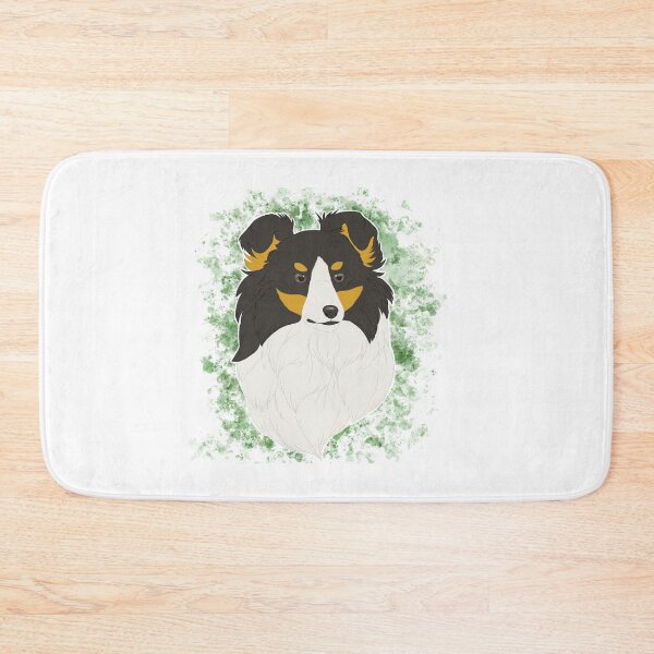 Item preview, Shetland Sheepdog - black tri watercolour designed and sold by Cynthiaetal.