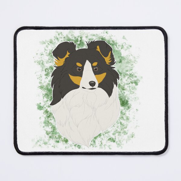 Item preview, Shetland Sheepdog - black tri watercolour designed and sold by Cynthiaetal.