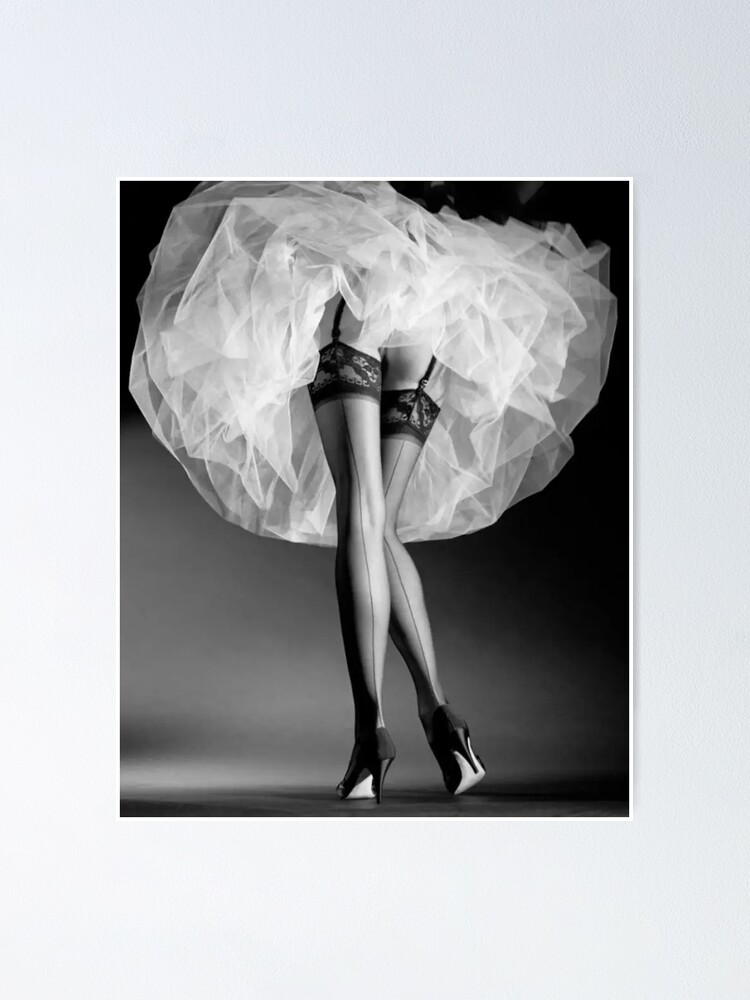 Horst P Horst, 1937, stockings, Coco Chanel, Paris, Round the Clock, iconic  | Poster