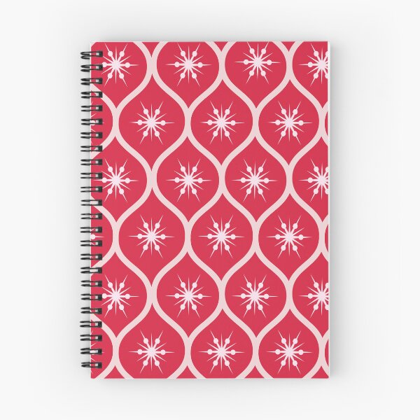 Item preview, Christmas Snowflakes on Red Ogee Pattern  designed and sold by Yasminepatterns .