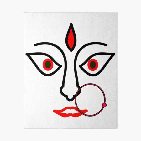 Portrait Indian Hindi Goddess Kali Female Blue Head Open Moth Stock Vector  by ©YAY_Images 623485998