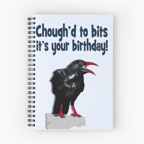 Item preview, Chough'd to bits it's your birthday designed and sold by Happyoninside.