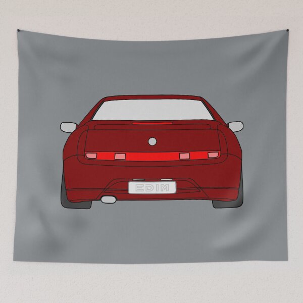 Item preview, Alfa Romeo GTV Spider burgundy color designed and sold by EdimDesign.