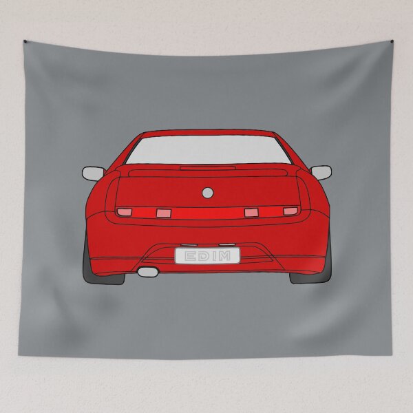 Item preview, Alfa Romeo GTV Spider red color designed and sold by EdimDesign.