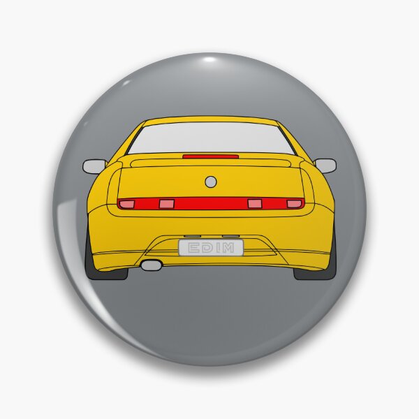 Item preview, Alfa Romeo GTV Spider yellow color designed and sold by EdimDesign.