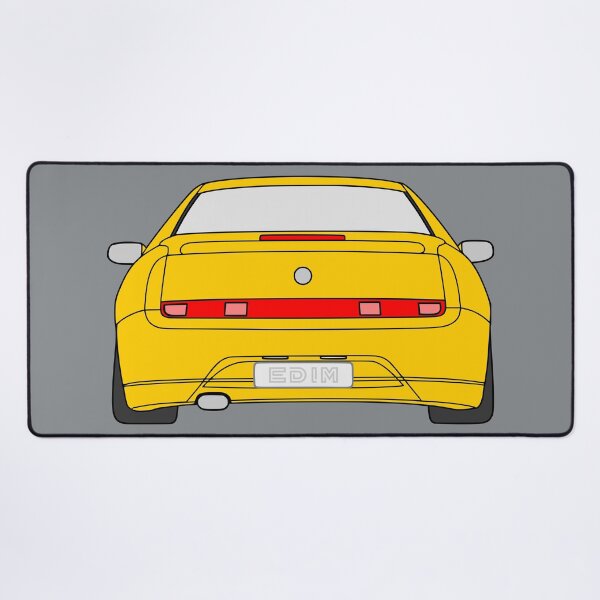 Item preview, Alfa Romeo GTV Spider yellow color designed and sold by EdimDesign.