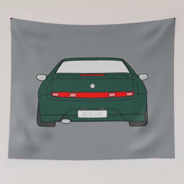 Item preview, Alfa Romeo GTV Spider tropic green color designed and sold by EdimDesign.