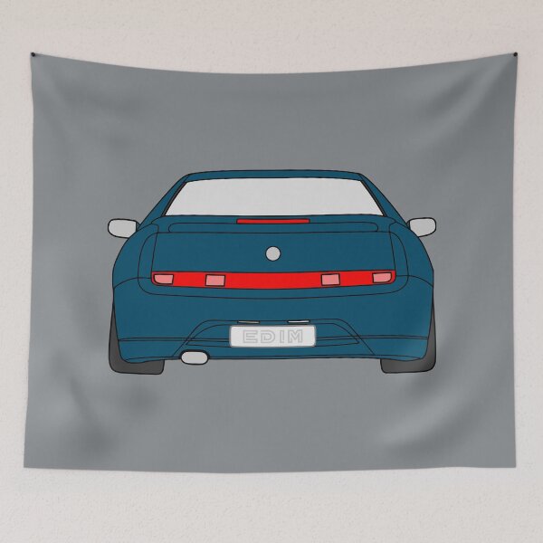 Item preview, Alfa Romeo GTV Spider blue color designed and sold by EdimDesign.