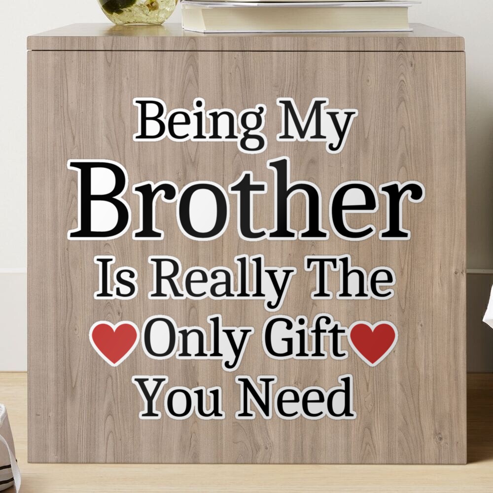 Brother Heart Acrylic Decoration Best Gift Brother Birthday - Temu