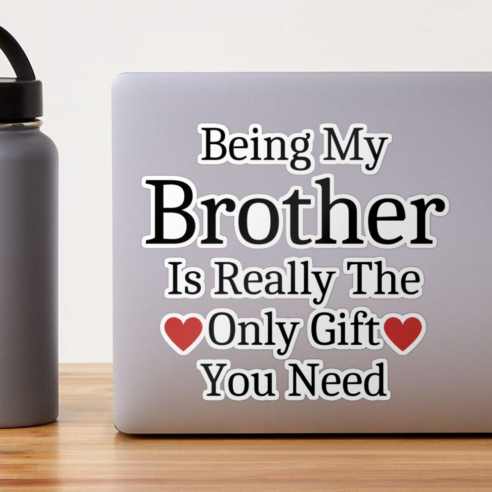 Funny Brother Gift, I Smile Because You're My Brother, Brother Wall Decor,  Fun Brother Gift, Gift for Brother, You're My Brother - Etsy