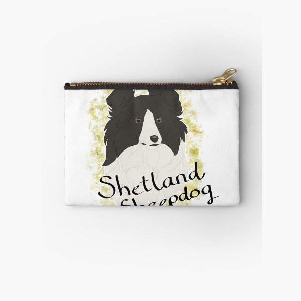 Item preview, Shetland Sheepdog - black bi watercolour and breedname designed and sold by Cynthiaetal.