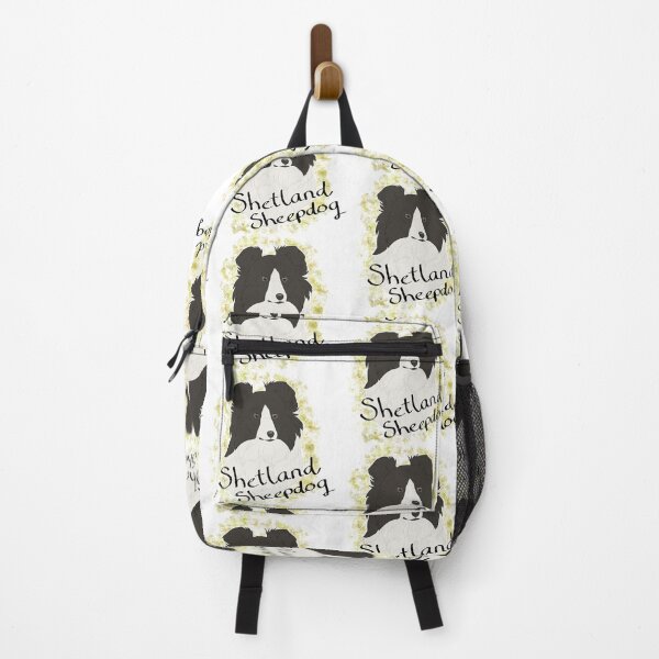 Item preview, Shetland Sheepdog - black bi watercolour and breedname designed and sold by Cynthiaetal.