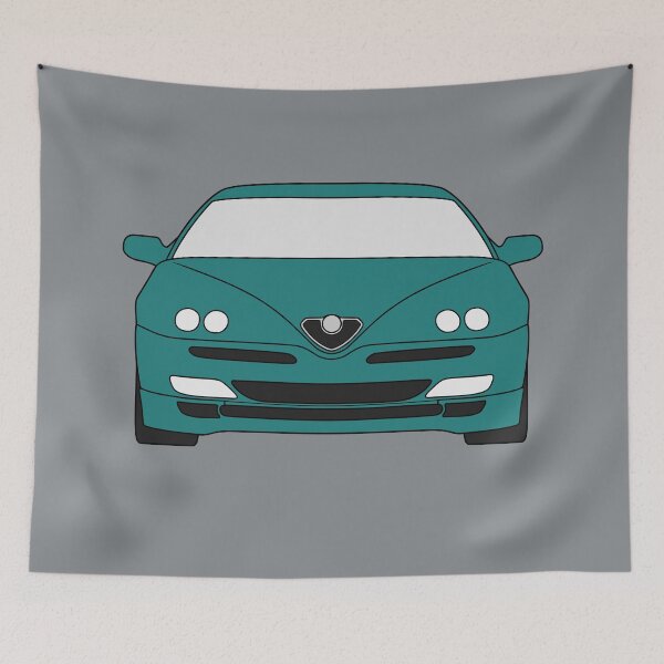 Item preview, Alfa Romeo GTV Spider Type 916 torquoise color designed and sold by EdimDesign.