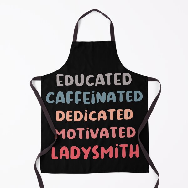Item preview, Educated caffeinated dedicated motivated lady metalsmith funny ladysmith quote humor blue shades jeweler gift designed and sold by MetalicBabe.
