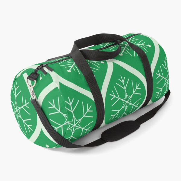 Item preview, Christmas Snowflakes on Green Ogee Pattern  designed and sold by Yasminepatterns .