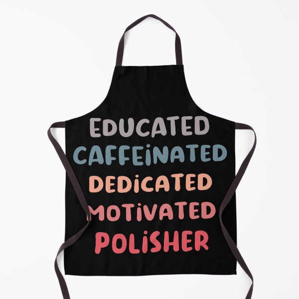 Item preview, Educated caffeinated dedicated motivated polisher funny quote humor blue shades rock collector gift designed and sold by MetalicBabe.