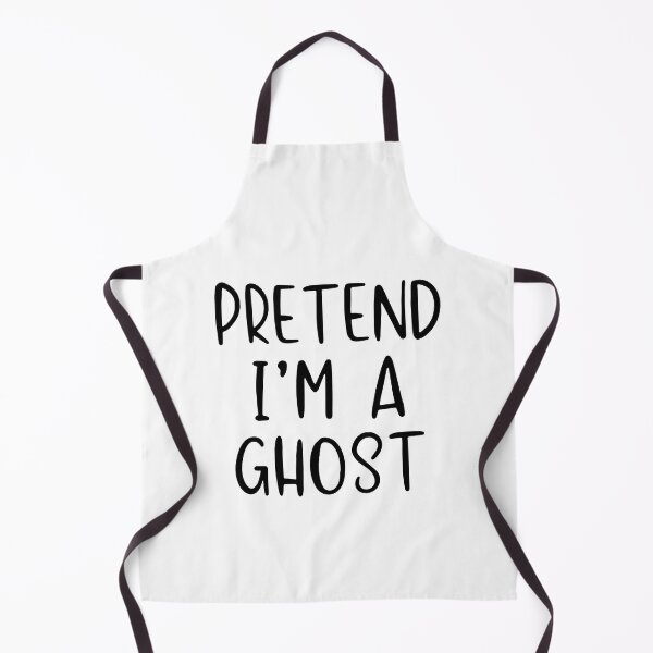 Item preview, Pretend I'm a Ghost Lazy Halloween Costume White designed and sold by Nepaz-Designs.