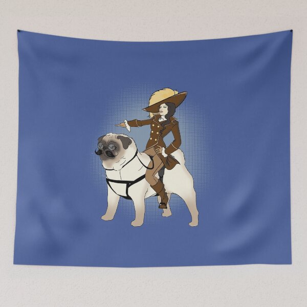 Item preview, Cavalry Pug Rider designed and sold by CatAstrophe.
